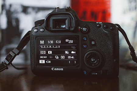 Rear view of camera thumbnail