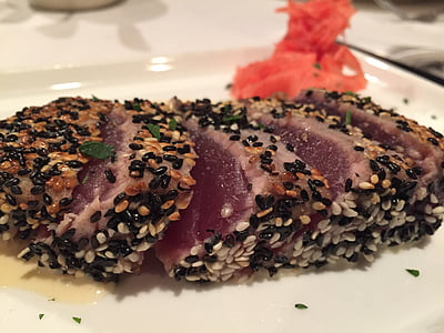raw meat on white ceramic plate thumbnail