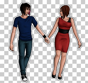 Sticker Love Decal Romance Telegram, hike love stickers, man and woman holding hands animated e PNG clipart