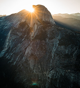 rock mountain during gold hour thumbnail