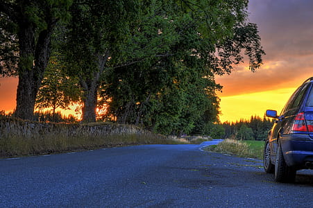 Car Parked On Side Of The Road thumbnail