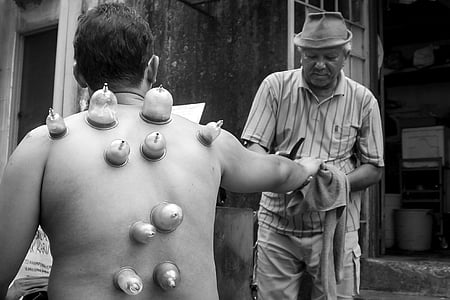 grayscale photography of two men thumbnail