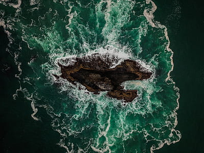 top view of brown and black island thumbnail