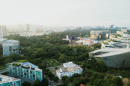aerial photography of buildings thumbnail