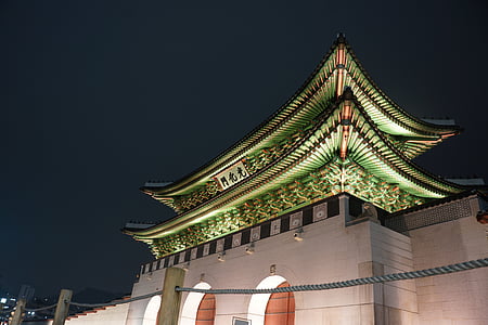 green temple at night thumbnail
