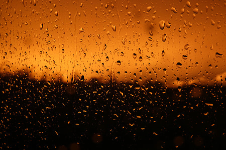 Rain on a window in the city thumbnail