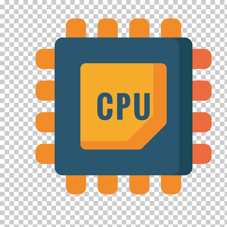 Central processing unit Scalable Graphics Icon, Yellow processor, computer processor illustration PNG clipart