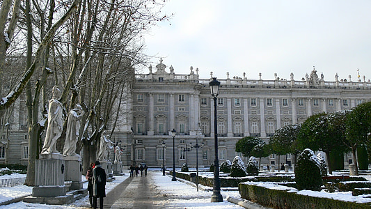 white palace under white sky thumbnail