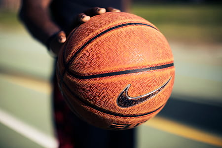 person holding Nike basketball thumbnail