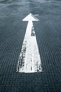black textile with white arrow-printed thumbnail