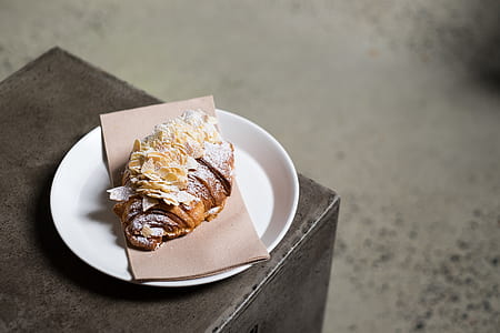 serving of cinnamon on white plate thumbnail