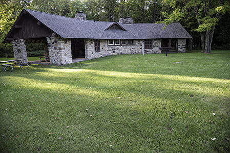 Picnic Shelter at J.W. Wells State Park, Michigan thumbnail