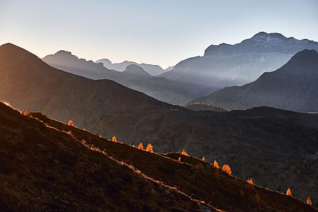silhouette of mountains thumbnail