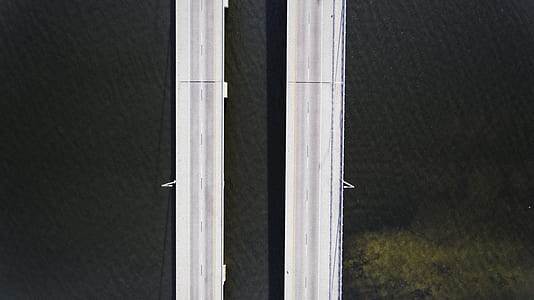 top view of concrete bridges thumbnail