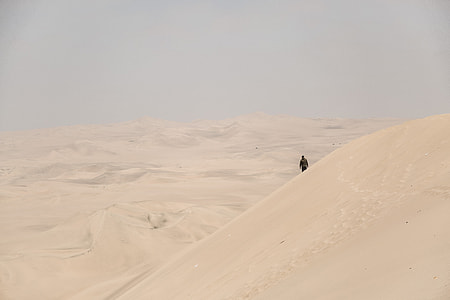 person walking on dessert thumbnail