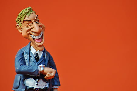 laughing animated man wearing blue suit\ thumbnail