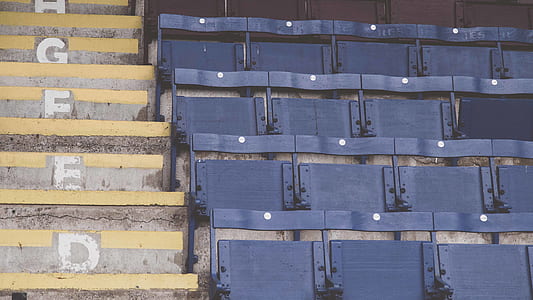 empty black benches thumbnail