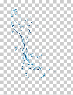 Splashing water flow, water splash PNG clipart
