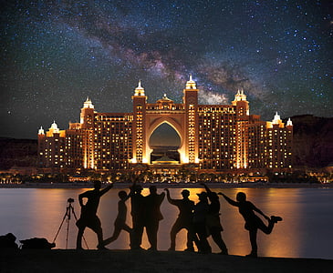 dubai, palm, shopping centre, composition, creative, photoshop thumbnail