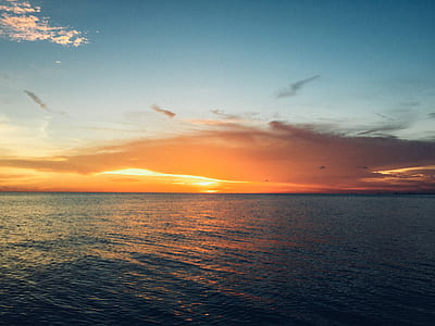 light, sea, dawn, nature thumbnail