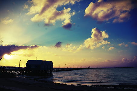Cloudy Sky over Ocean during Daytime thumbnail