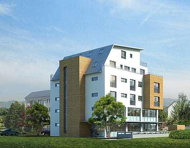 white and brown modern house thumbnail