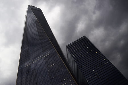 worm's-eye photography of high-rise building thumbnail