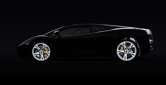 black Lamborghini Gallardo thumbnail