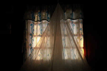 blue and orange window curtain thumbnail