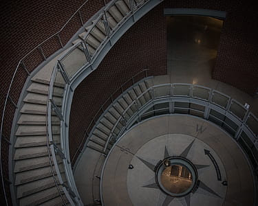 aerial photo of spiral stairs thumbnail