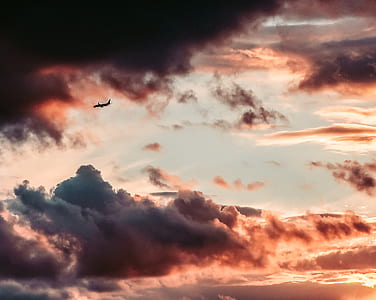 low angle photo of airplane thumbnail