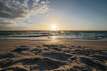 sea, dawn, landscape, nature thumbnail