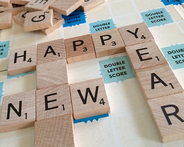 brown scrabble blocks happy new year thumbnail