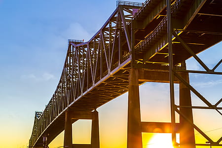 architectural photography of steel bridge thumbnail