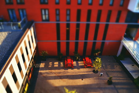 Red White and Brown Buildings thumbnail