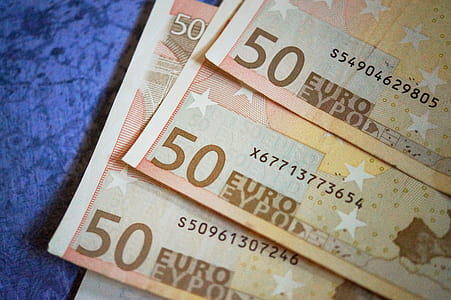 Close-up of 50 Euro Money thumbnail