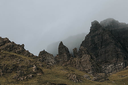 white fogs on brown mountain thumbnail