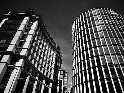 black-and-white, city, building, architecture thumbnail