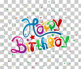 Birthday Wish Greeting card , Happy Birthday with Confetti , Happy Birthday PNG clipart