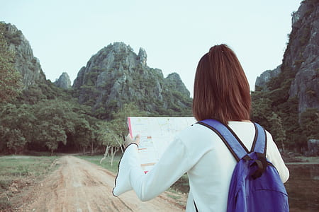 landscape, mountains, nature, person thumbnail