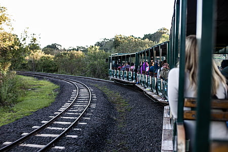 sky, people, train, trees thumbnail