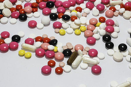 assorted-color medicine pill lot thumbnail