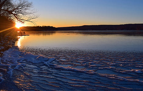 shallow water during golden hour thumbnail