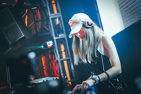 female DJ on stage thumbnail