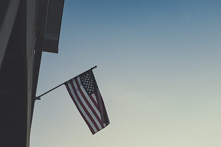 USA flag on wall thumbnail