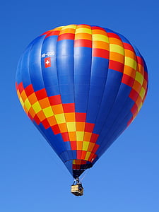 blue, red, and orange hot air balloon thumbnail