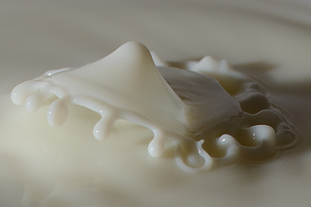 close up photography of white liquid thumbnail