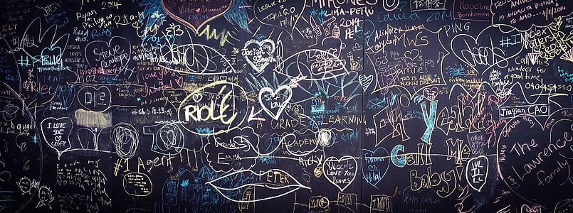 black board with signature thumbnail