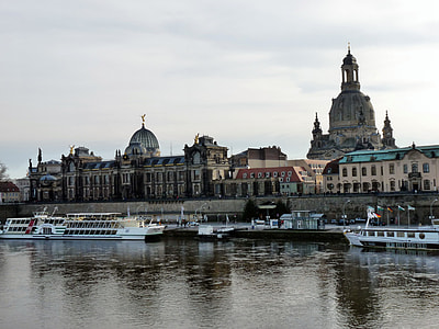 Canalettoblick Dresden, Elbe thumbnail