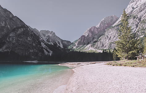 snow, landscape, mountains, nature thumbnail